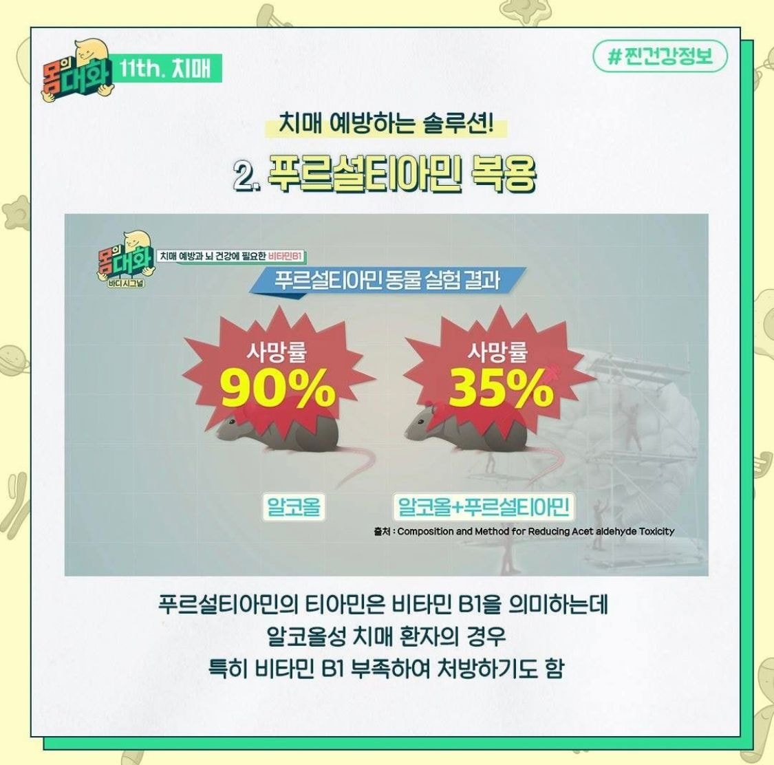 알고보면 치매를 부르는 습관