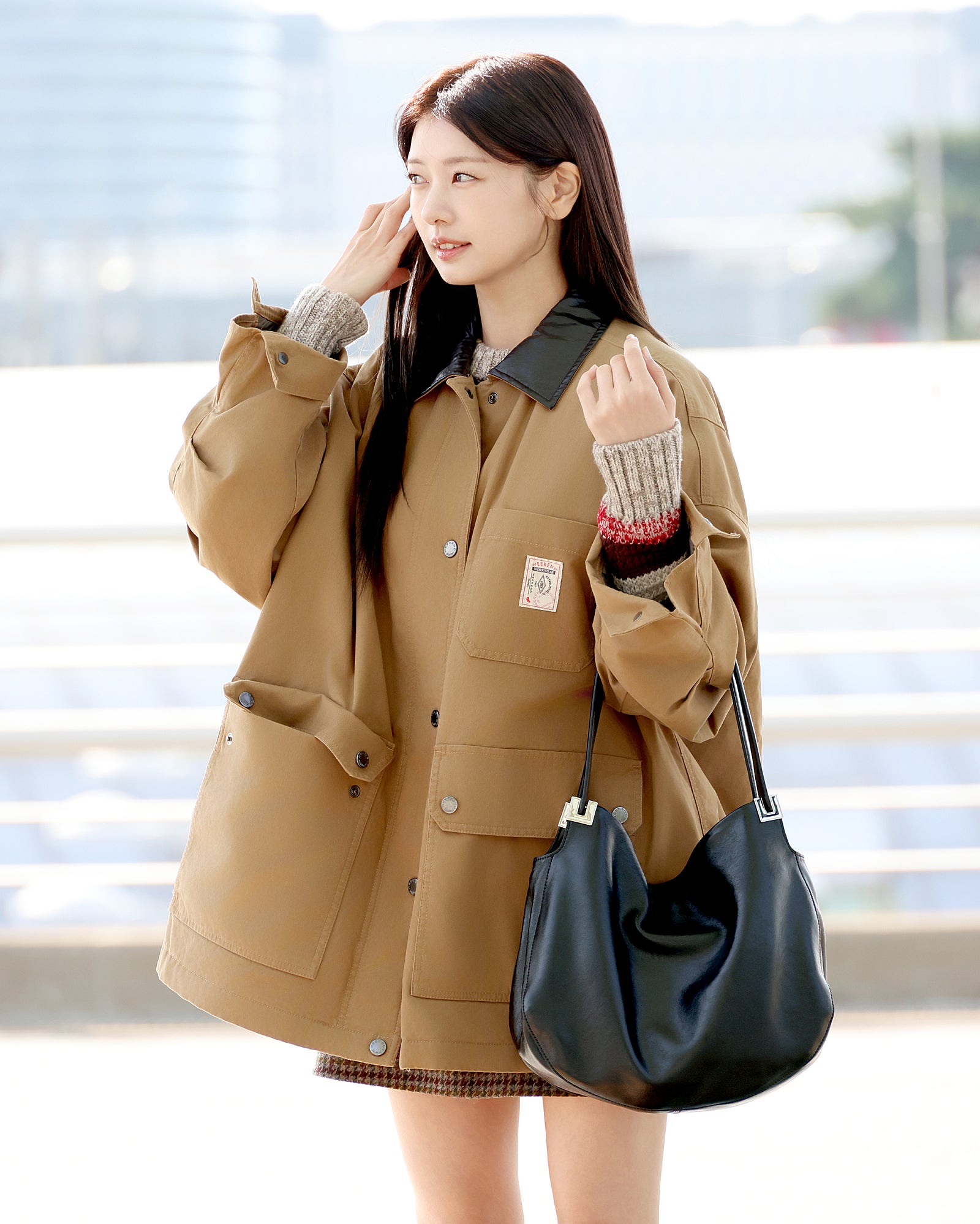 정소민 공항패션