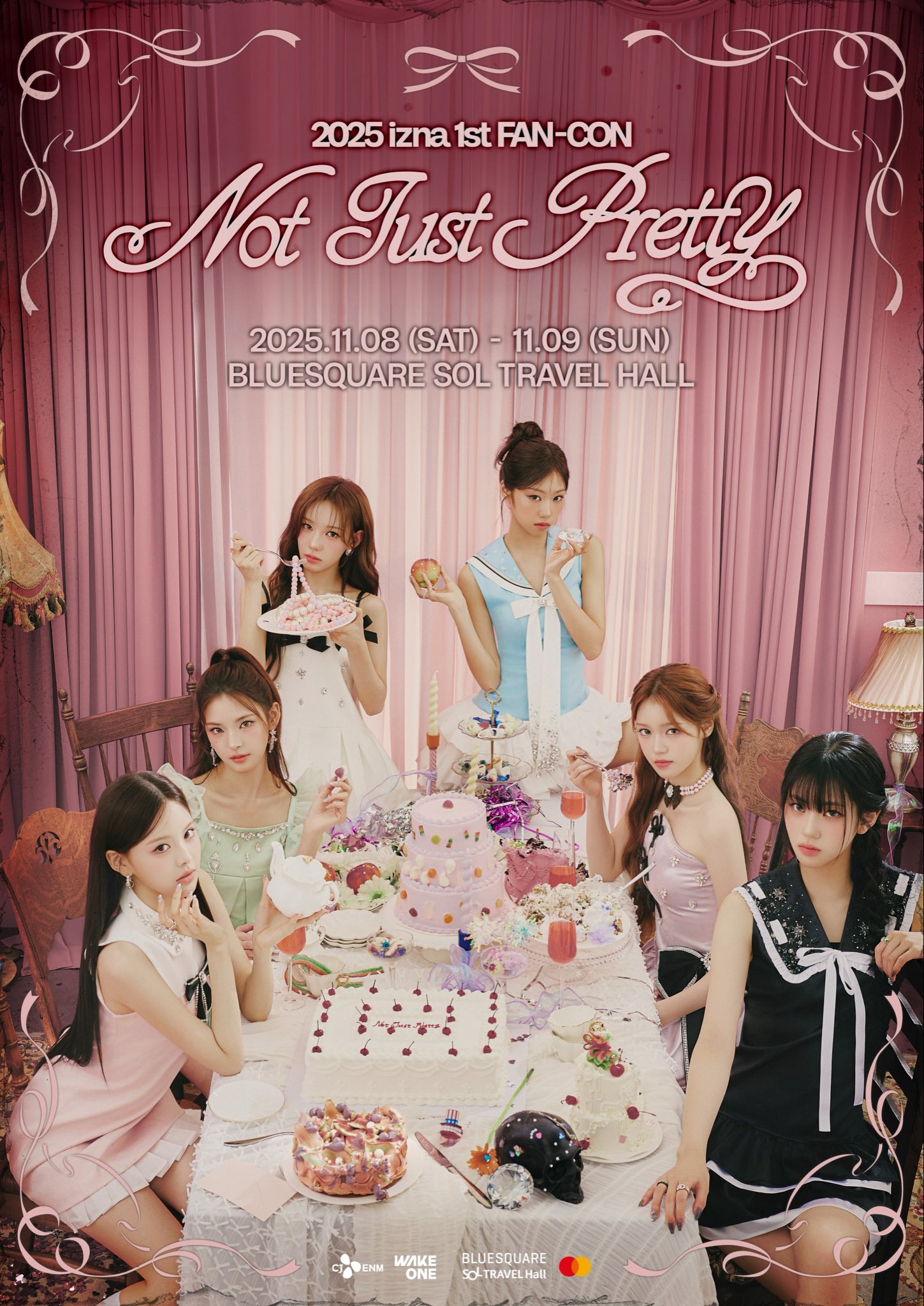 2025 이즈나 izna 1st 팬콘 FAN-CON <Not Just Pretty> Visual Poster