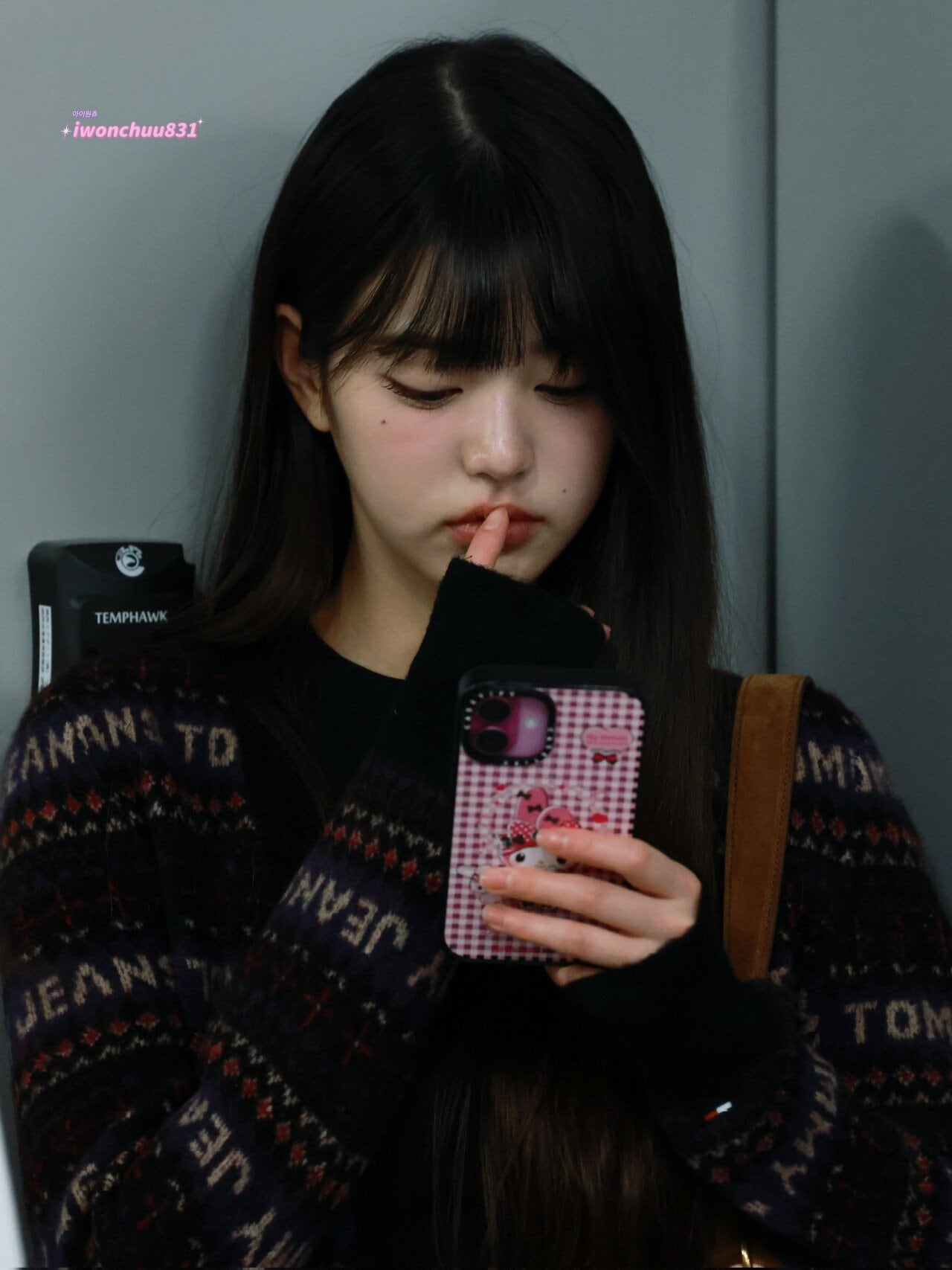 오늘 간사이 공항에서 사진 찍힌 장원영