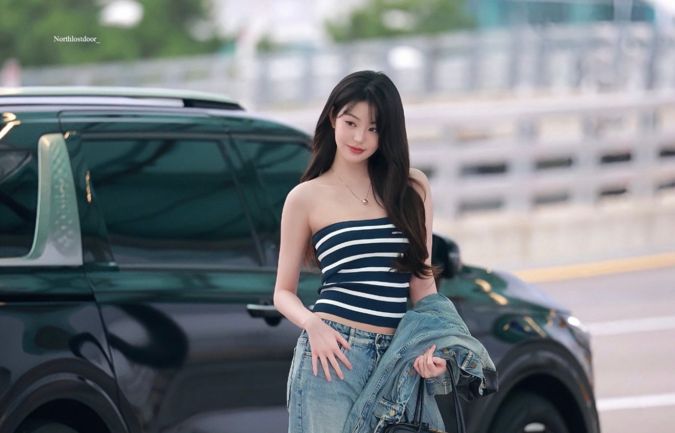 오늘 핫걸룩 입고 출국하는 장원영