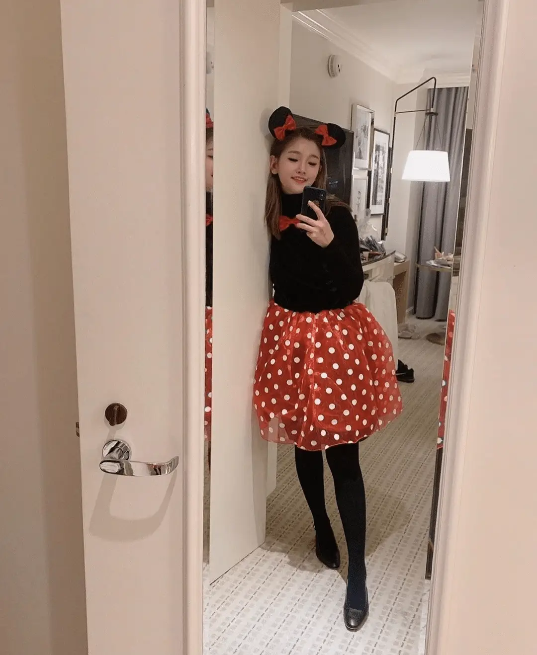 미니 마우스 코스프레한 박소담