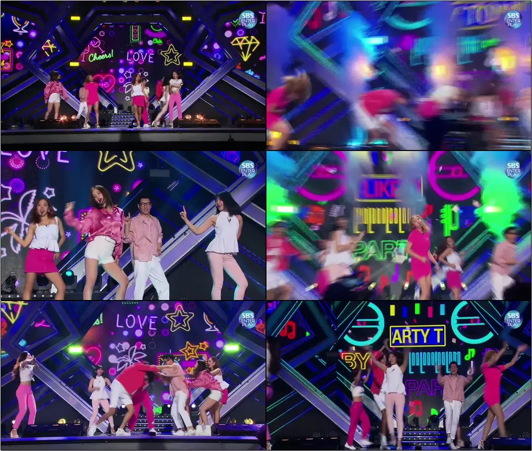 런닝구 지석진×이광수×에이핑크 핑코빛 '파티' 직캠 1(Fan Meeting 'Party' Fancam)