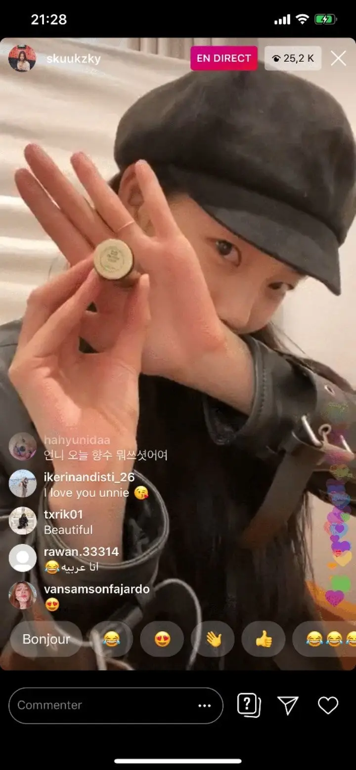 최근 인스타 라이브한 수지