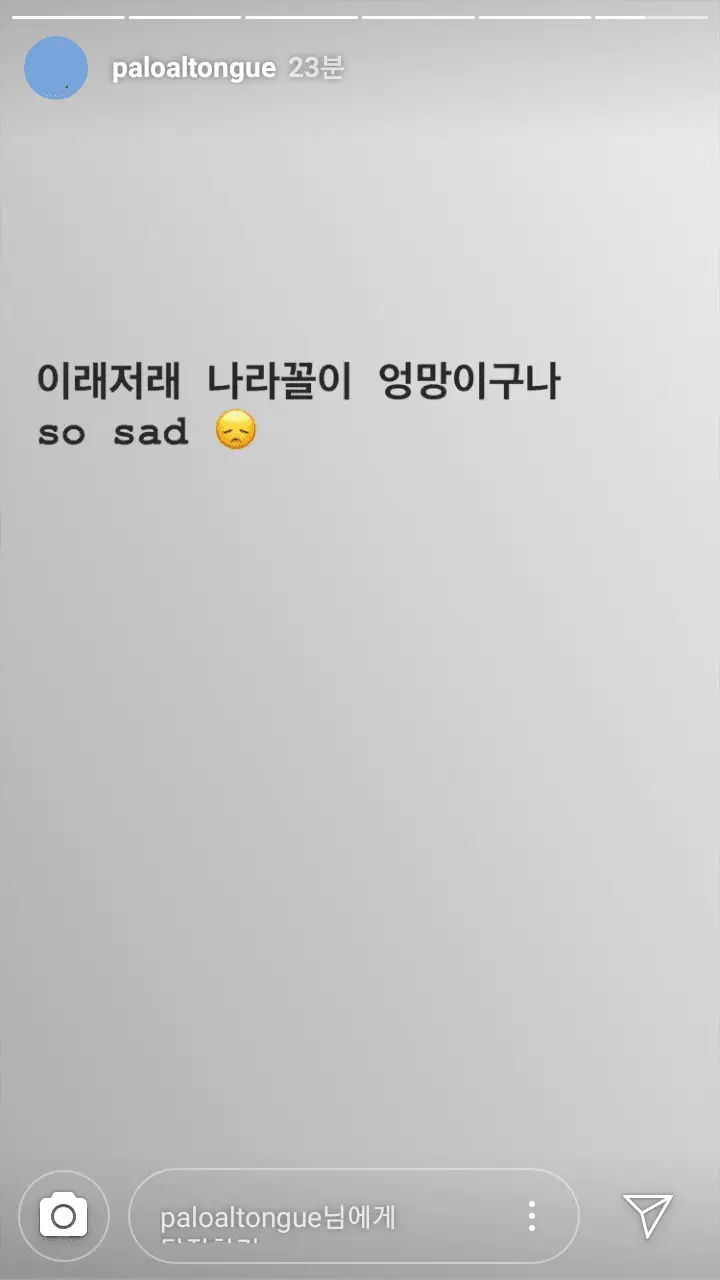 오늘자 논란중인....팔로알토 인스타