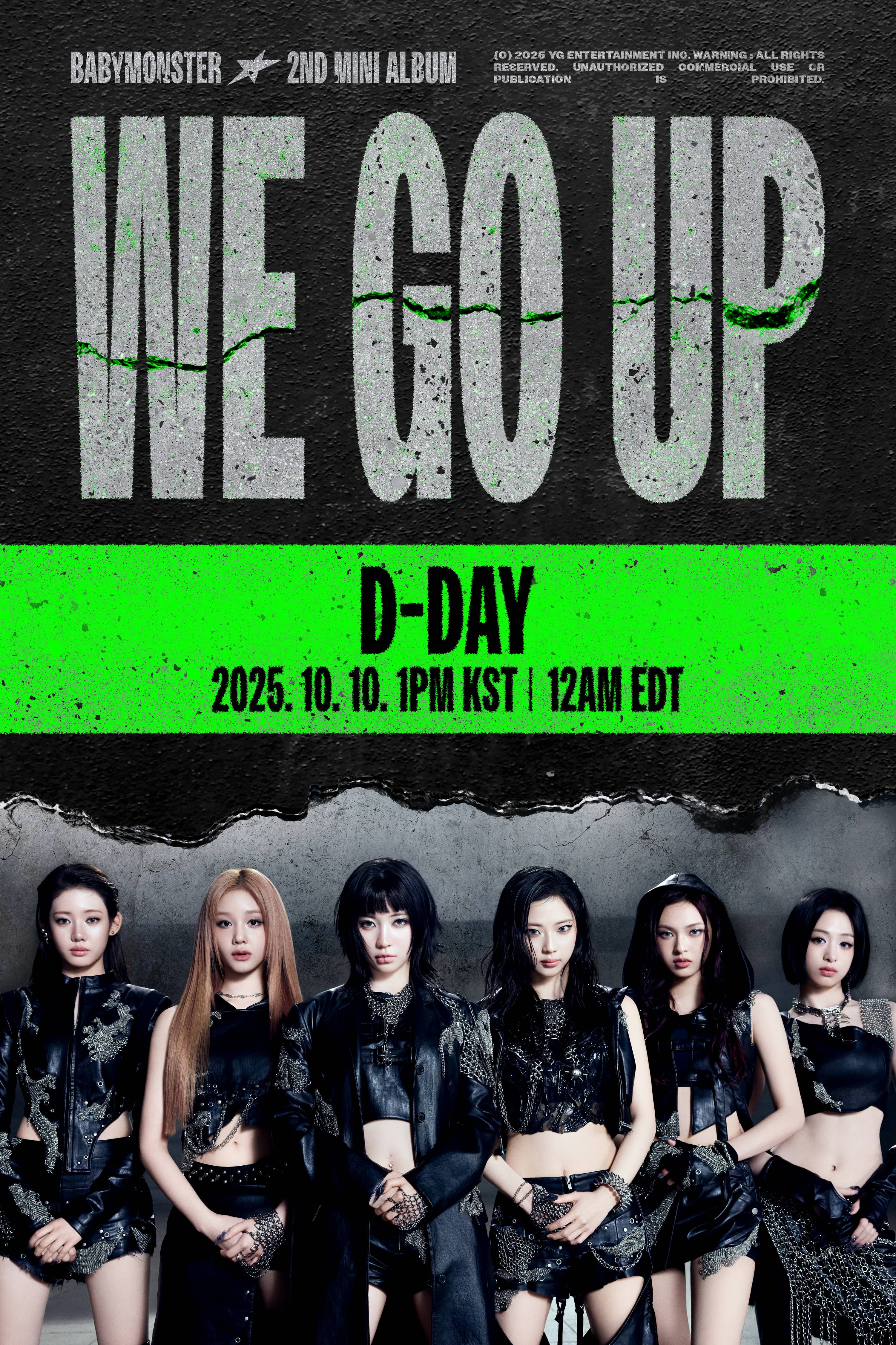 베이비몬스터 [WE GO UP] D-DAY 포스터