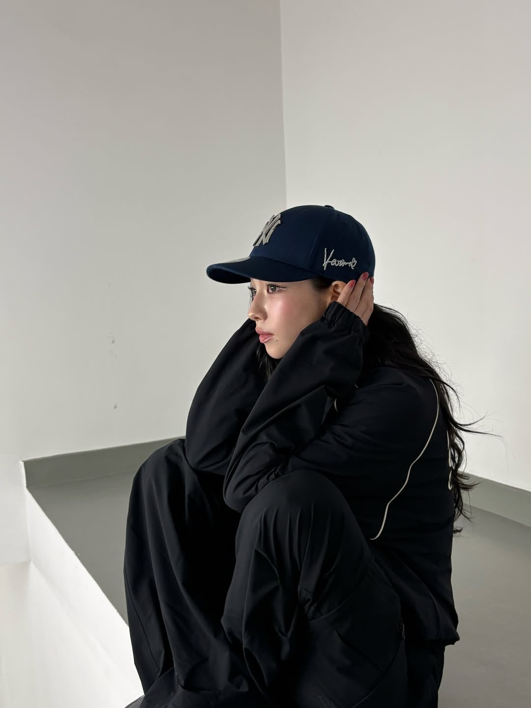 mlb 모자 쓴 카리나