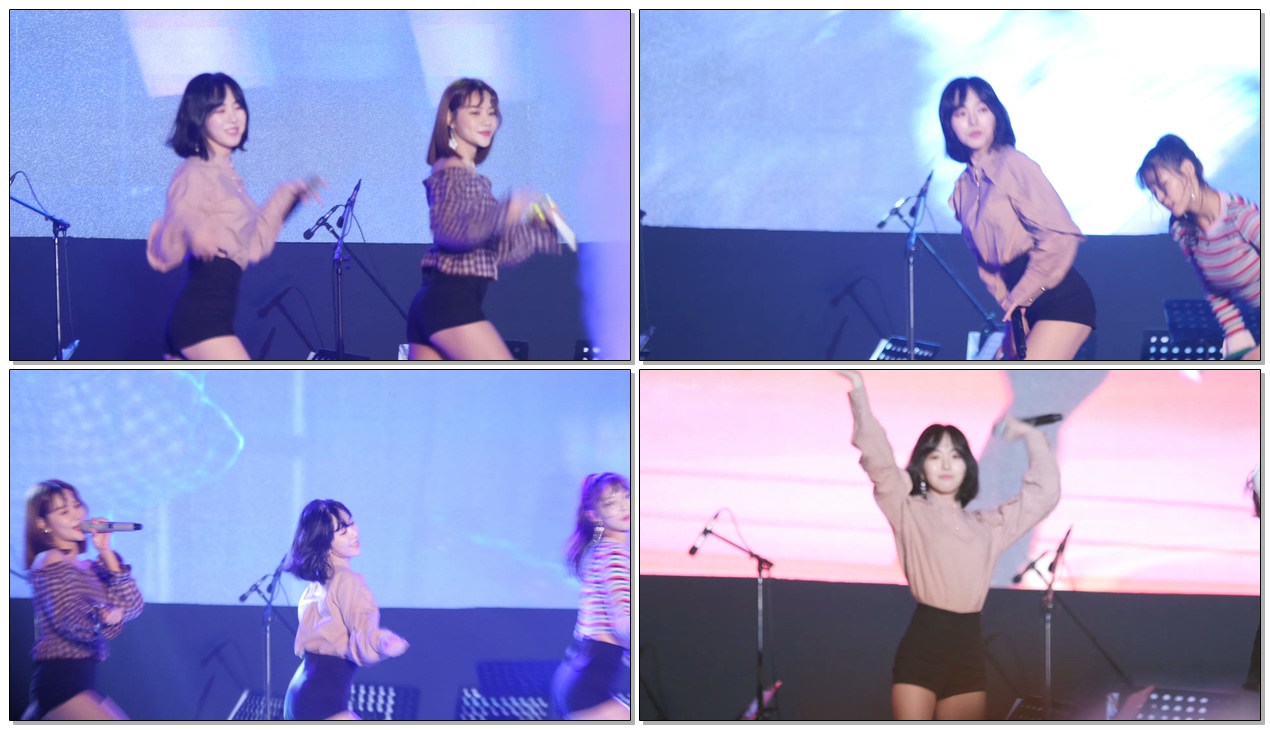 181130 바람개비 콘서트 AOA 빙글뱅글 (Bingle Bangle) 민아 4K 직캠 by ace