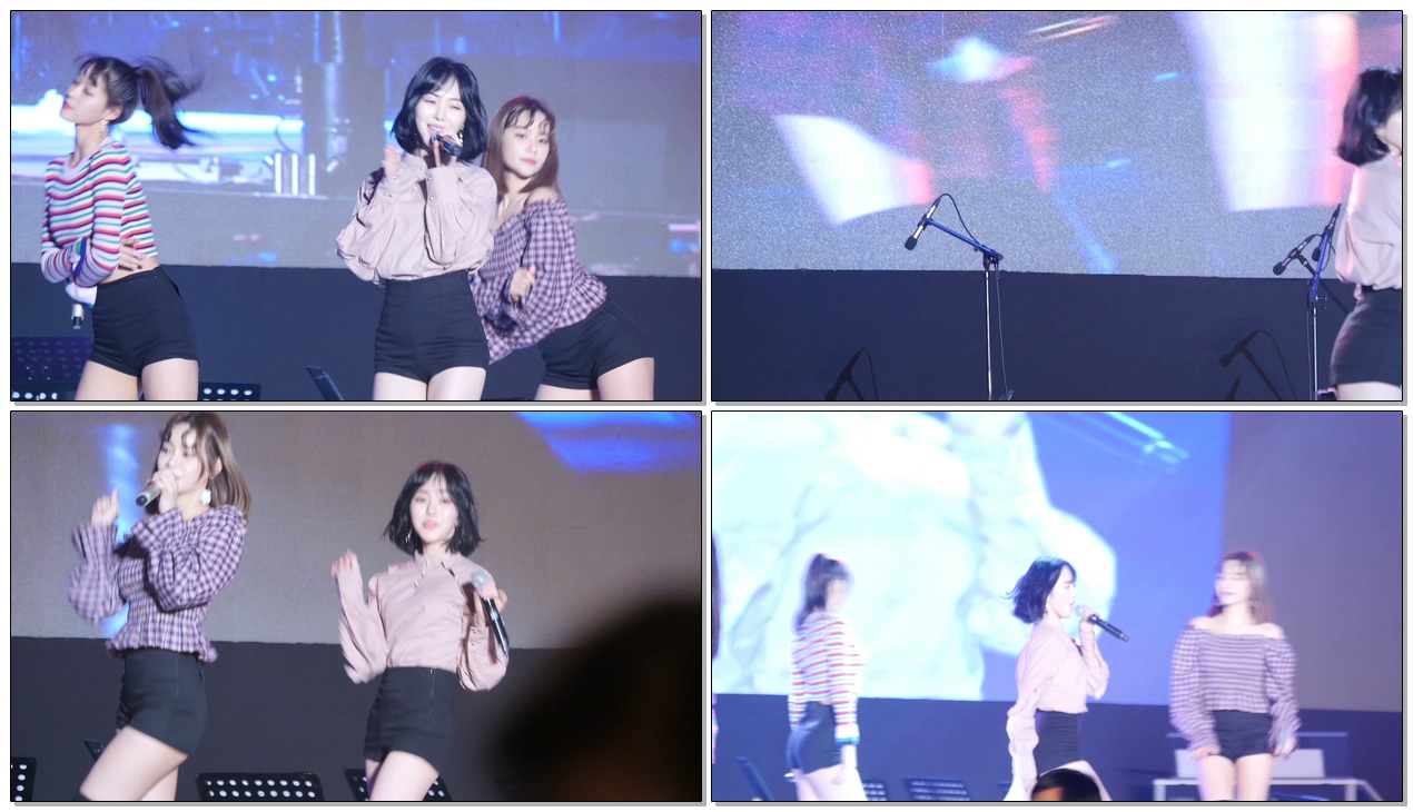 181130 바람개비 콘서트 AOA Excuse Me 민아 4K 직캠 by ace