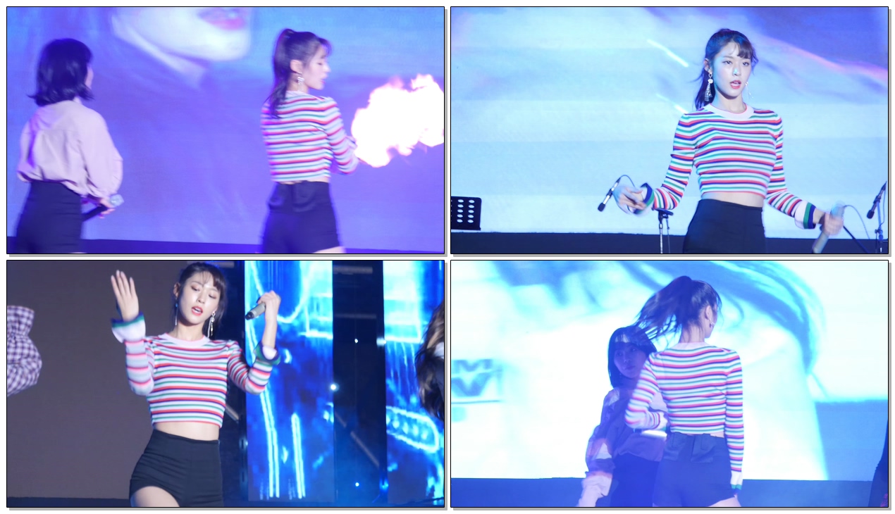 181130 바람개비 콘서트 AOA 사뿐사뿐 설현 4K 직캠 by ace