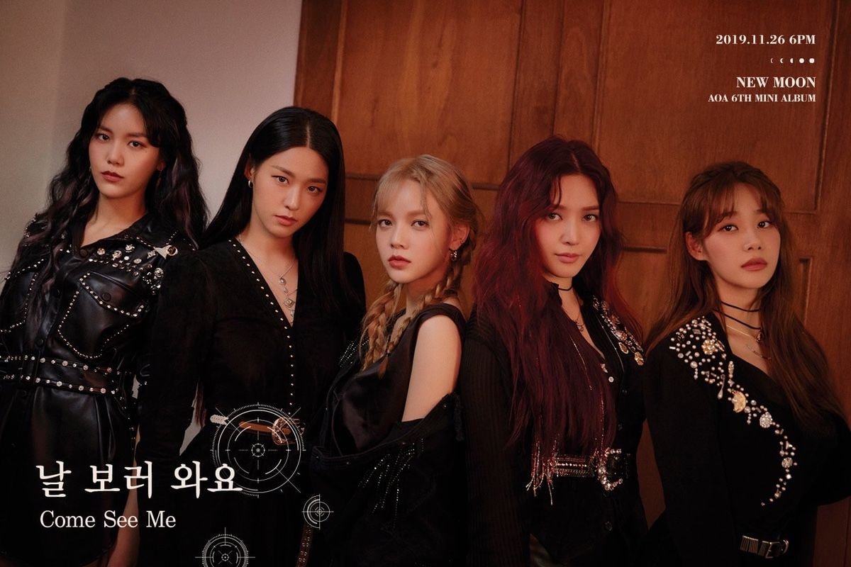 AOA 6번째 미니 앨범 ‘NEW MOON’ 단체 포스터 티저