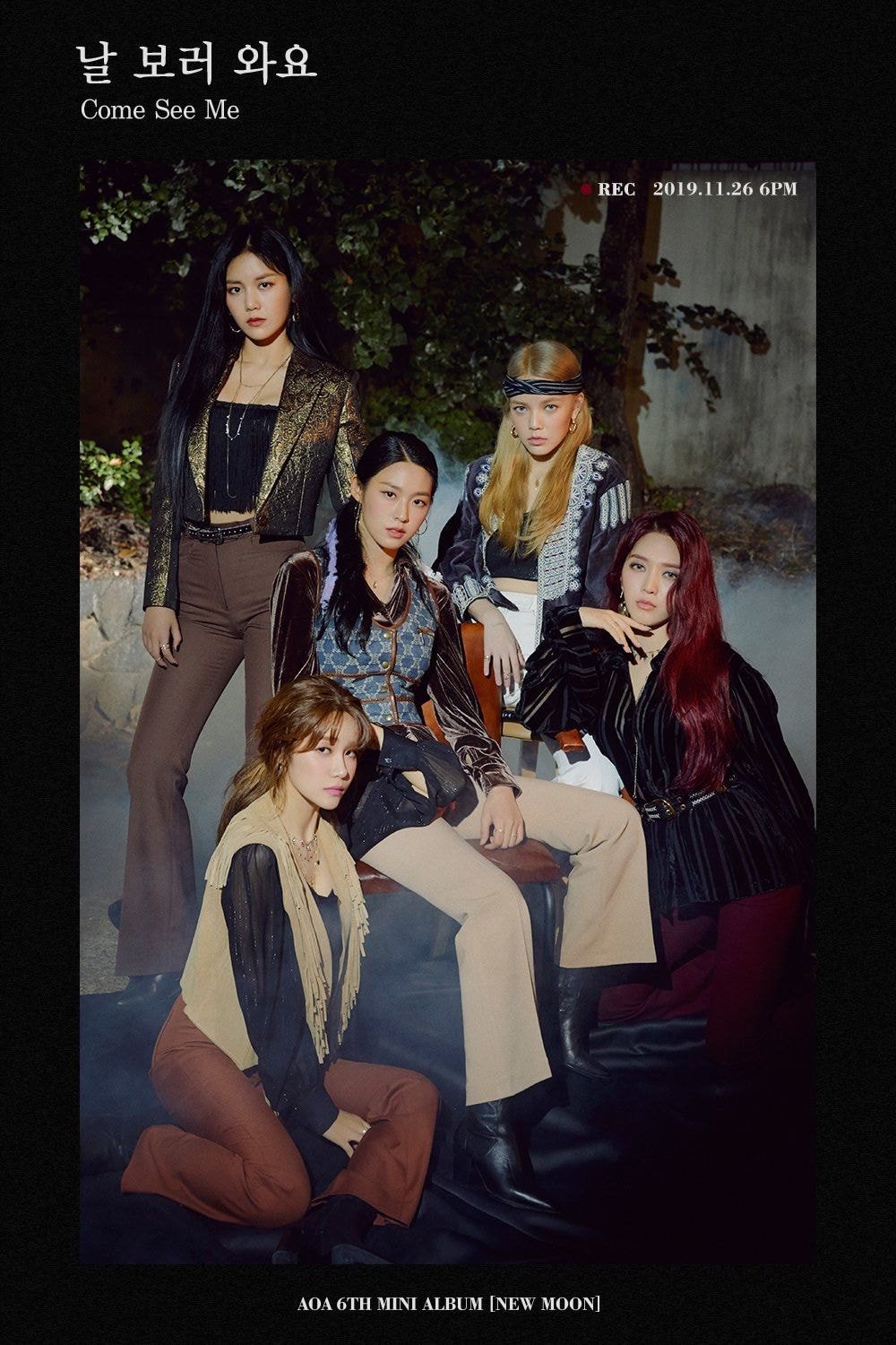 AOA 6번째 미니 앨범 ‘NEW MOON’ 단체 포스터 티저