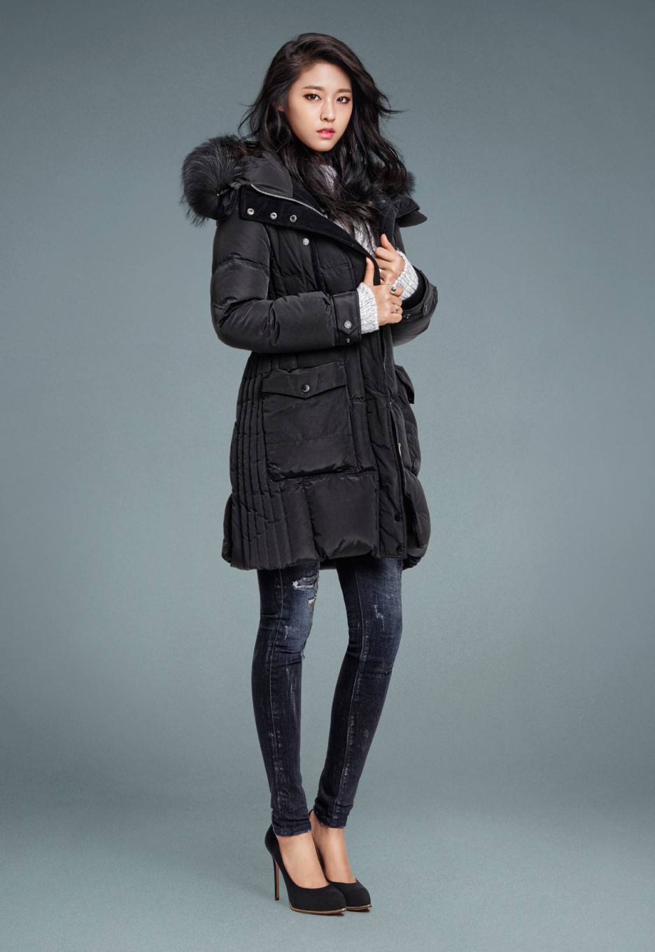 AOA 설현 버커루 겨울화보