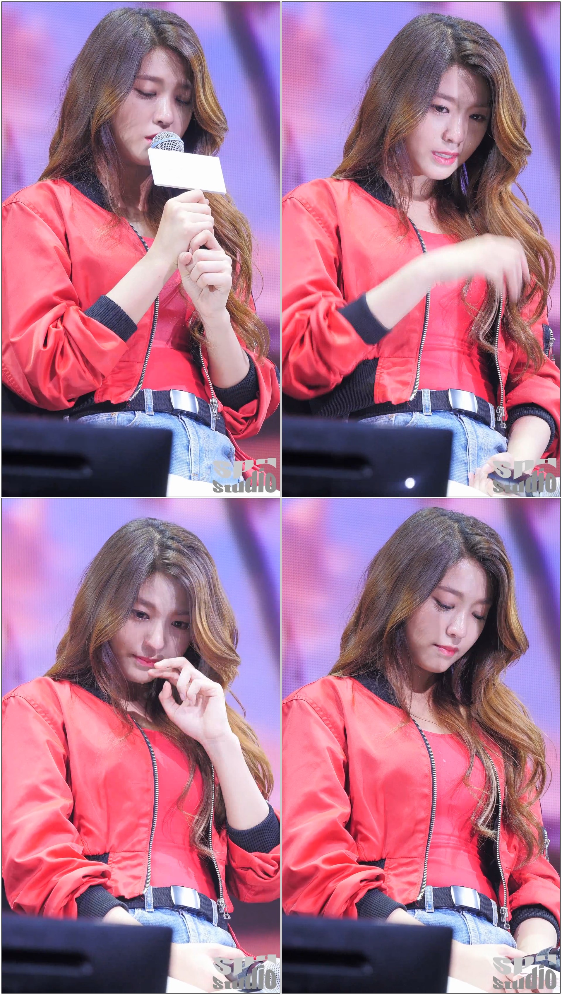 AOA 쇼케이스 눈물흘리는 설현 Good Luck Showcase 160516 직캠 spdstudio