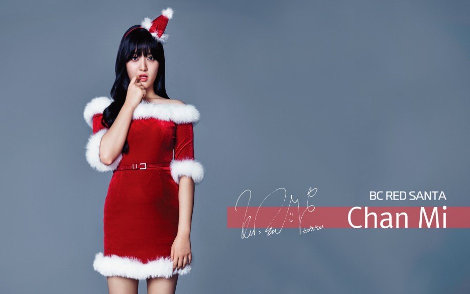 AOA BC카드 RED 산타 페스티벌 홍보이미지