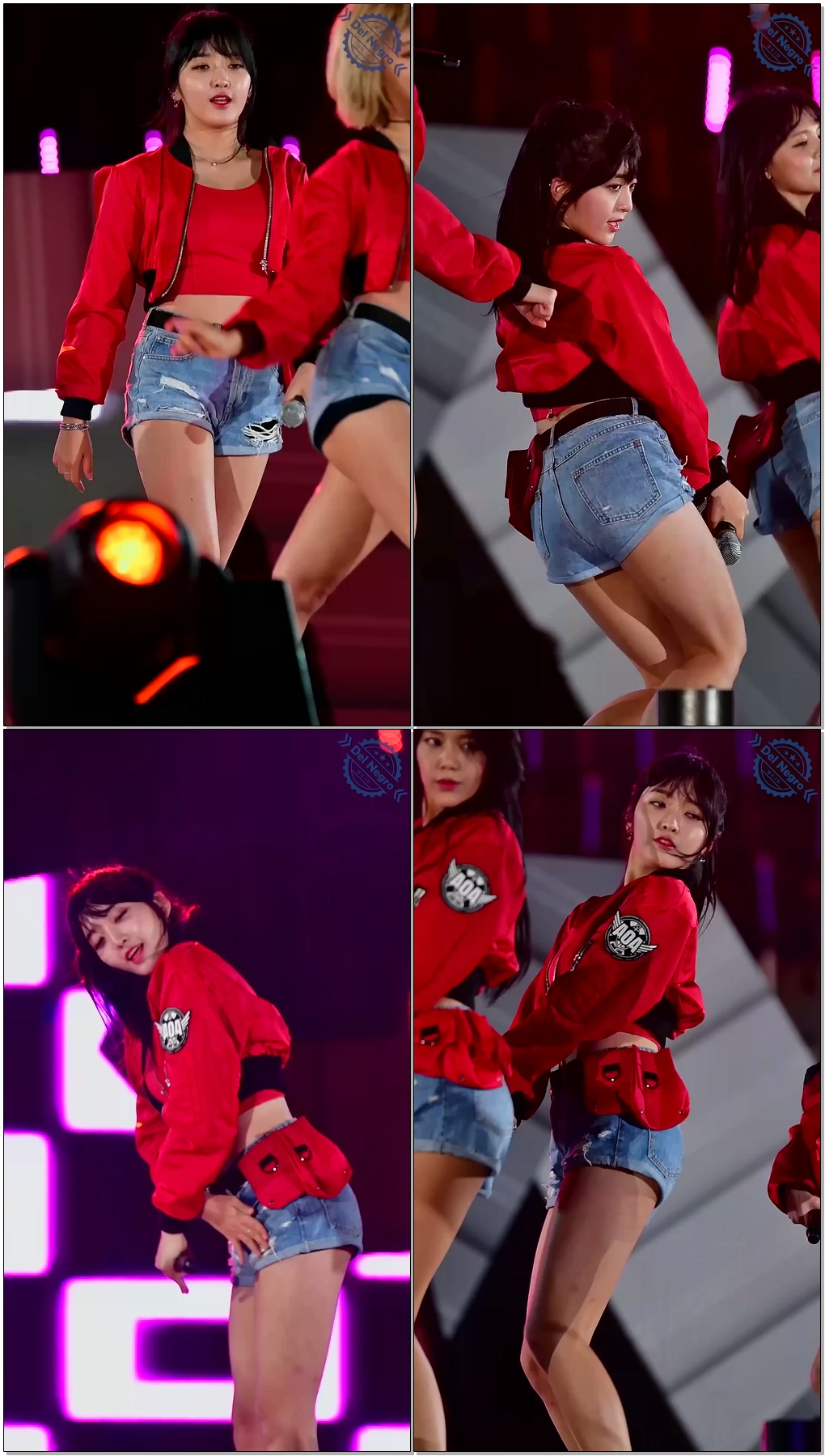 161013 전국체육대회 폐막식 AOA 짧은치마 (Miniskirt) 찬미 직캠 By 델네그로