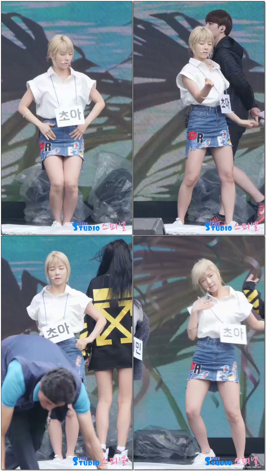 161008 DMC페스티벌 코리안뮤직웨이브 AOA 초아 (Choa) 리허설 직캠 굿럭 Good Luck by Spinel