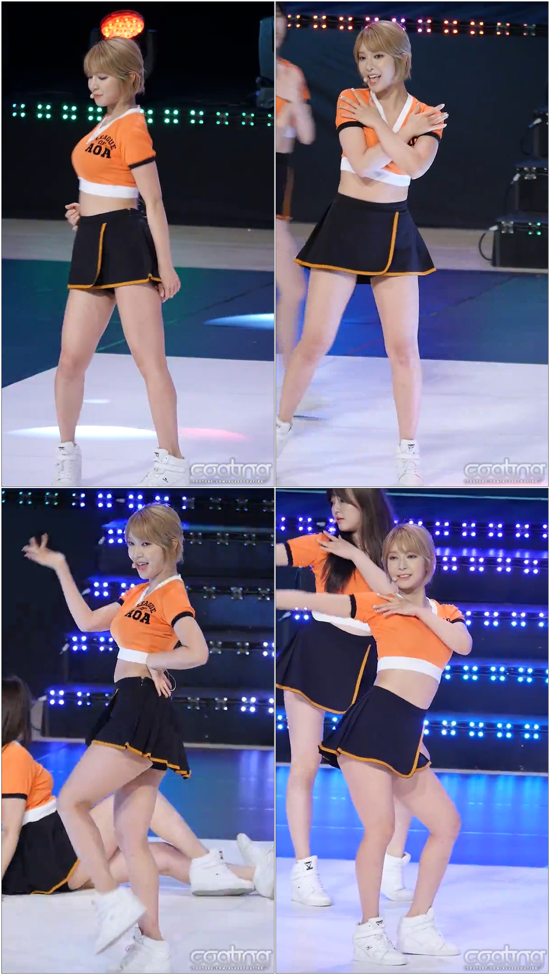 160430 V01 AOA-심쿵해(초아) 직캠(Fancam)／대아고50주년콘서트 by Glass Coating