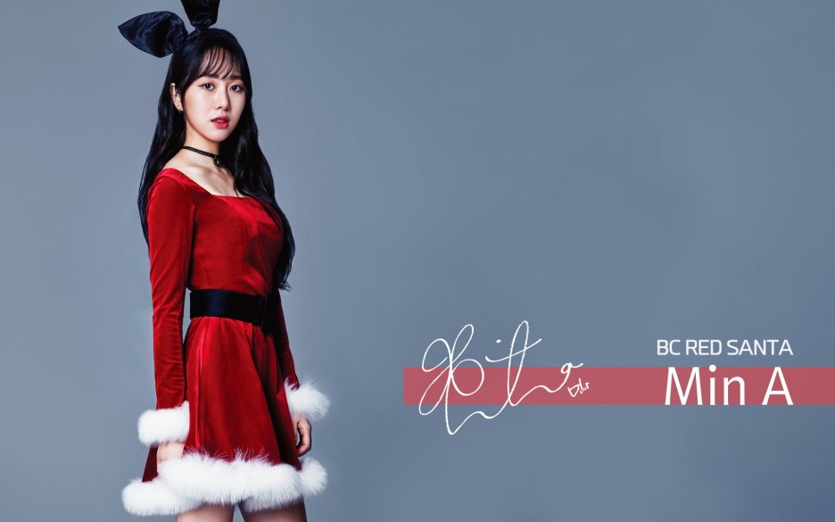 AOA BC카드 RED 산타 페스티벌 홍보이미지