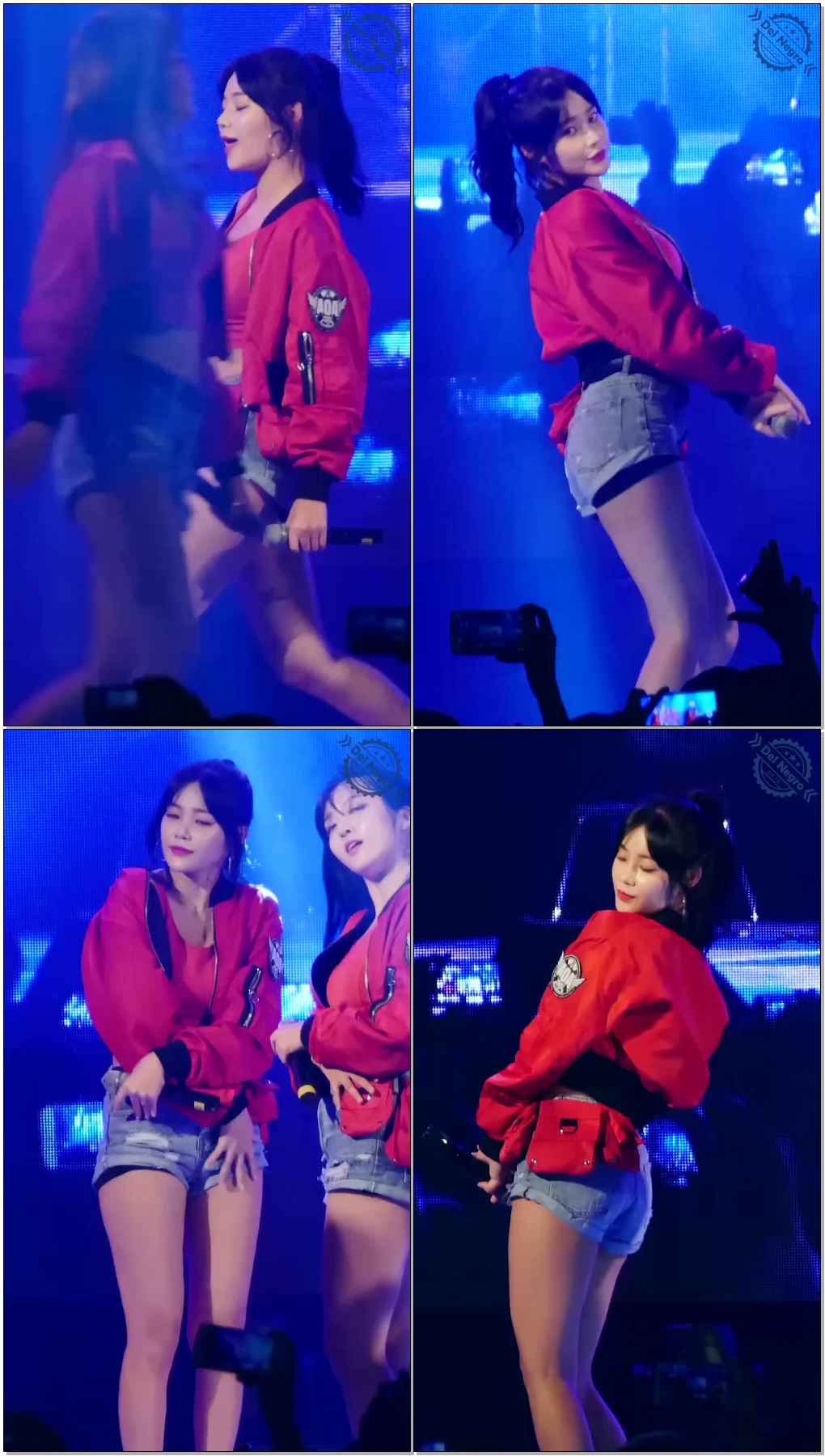 160921 한국항공대학교 축제 AOA 짧은치마 유나 직캠 By 델네그로
