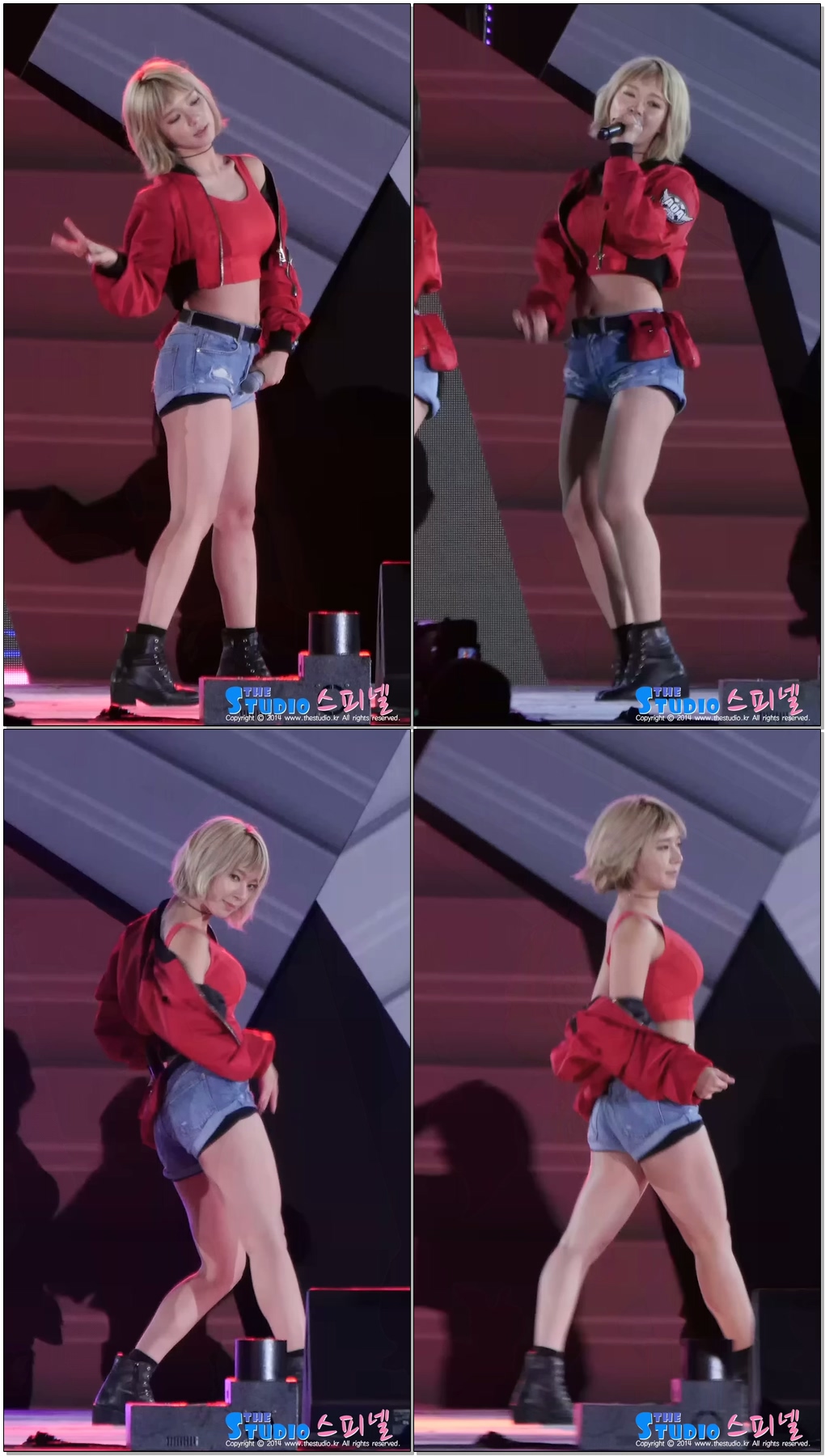 161013 전국체전 폐막식 AOA 초아 (Choa) 직캠 짧은치마 Miniskirt by Spinel