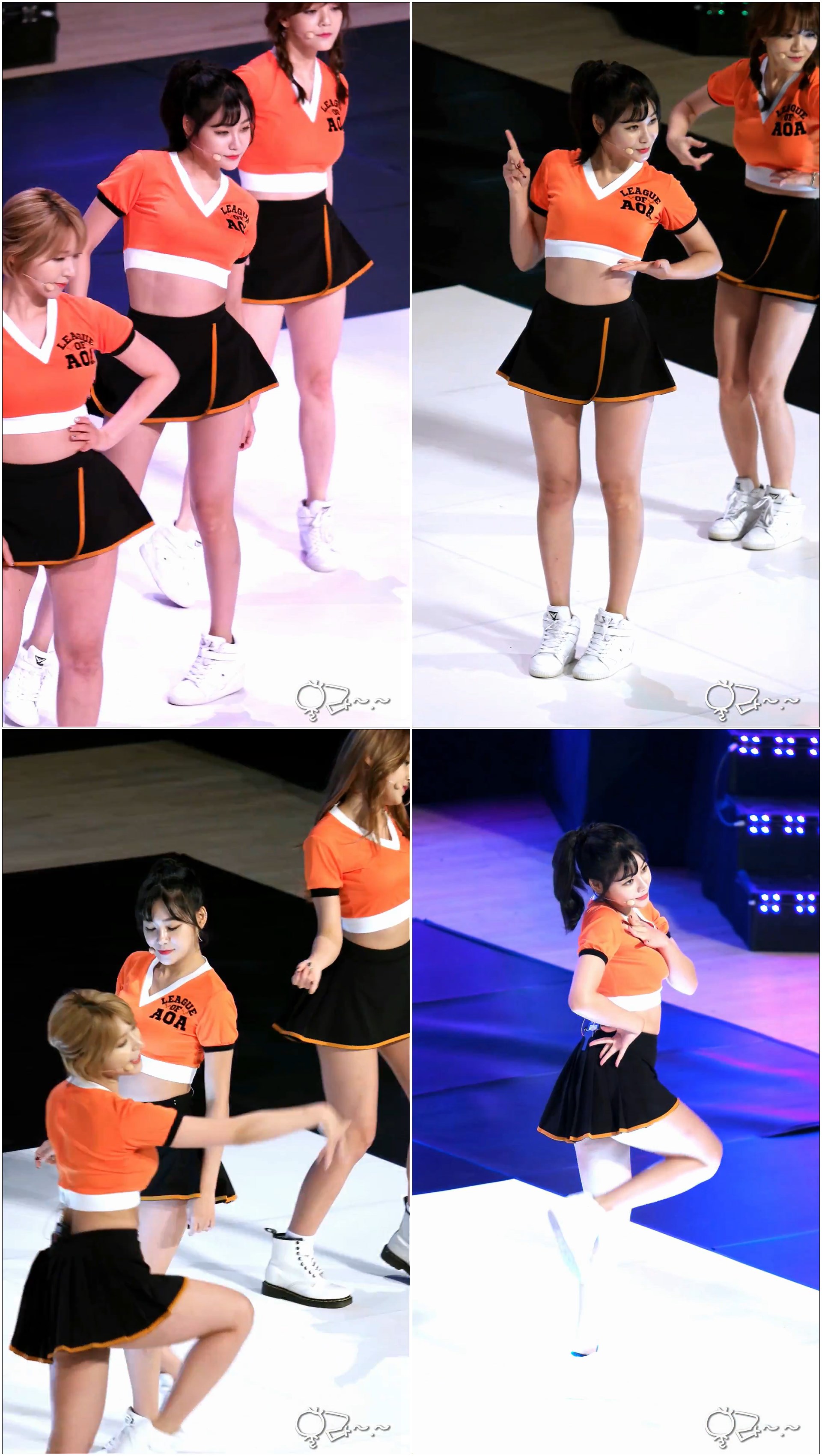 160430 진주 대아고등학교 AOA(에이오에이) 유나 심쿵해(Heart Attack) 직캠(Fancam)