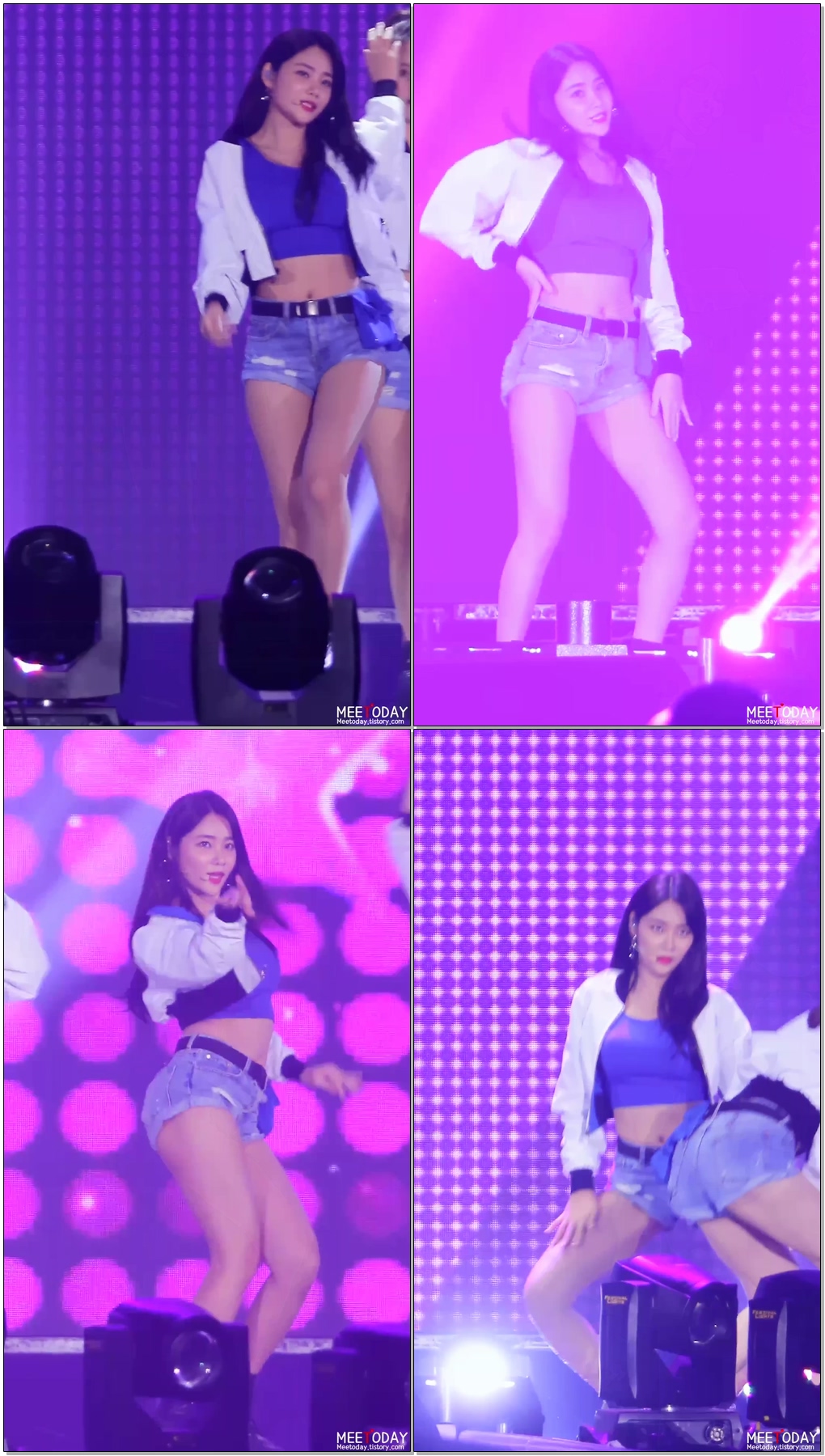 160907 평창올림픽 G-500일 페스티벌 AOA 유나 직캠 @서울 고척스카이돔