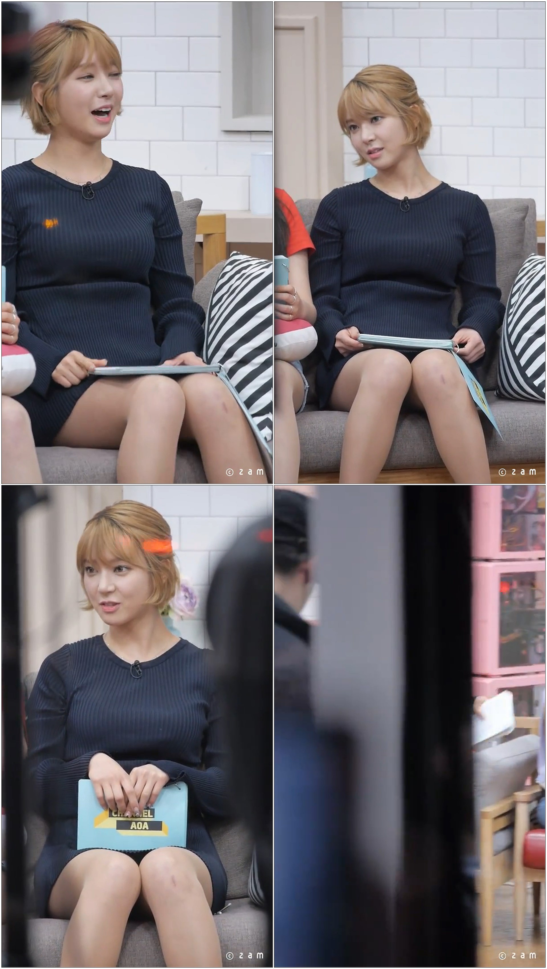 160412 AOA 초아 찬미 혜정 영상모음 (채널AOA 상암 CJ E&M 센터) 직캠 fancam by zam