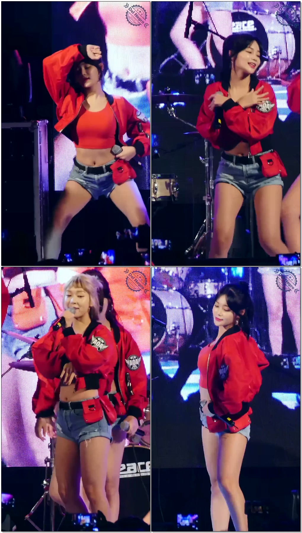 160921 한국항공대학교 축제 AOA 심쿵해 유나 직캠 By 델네그로