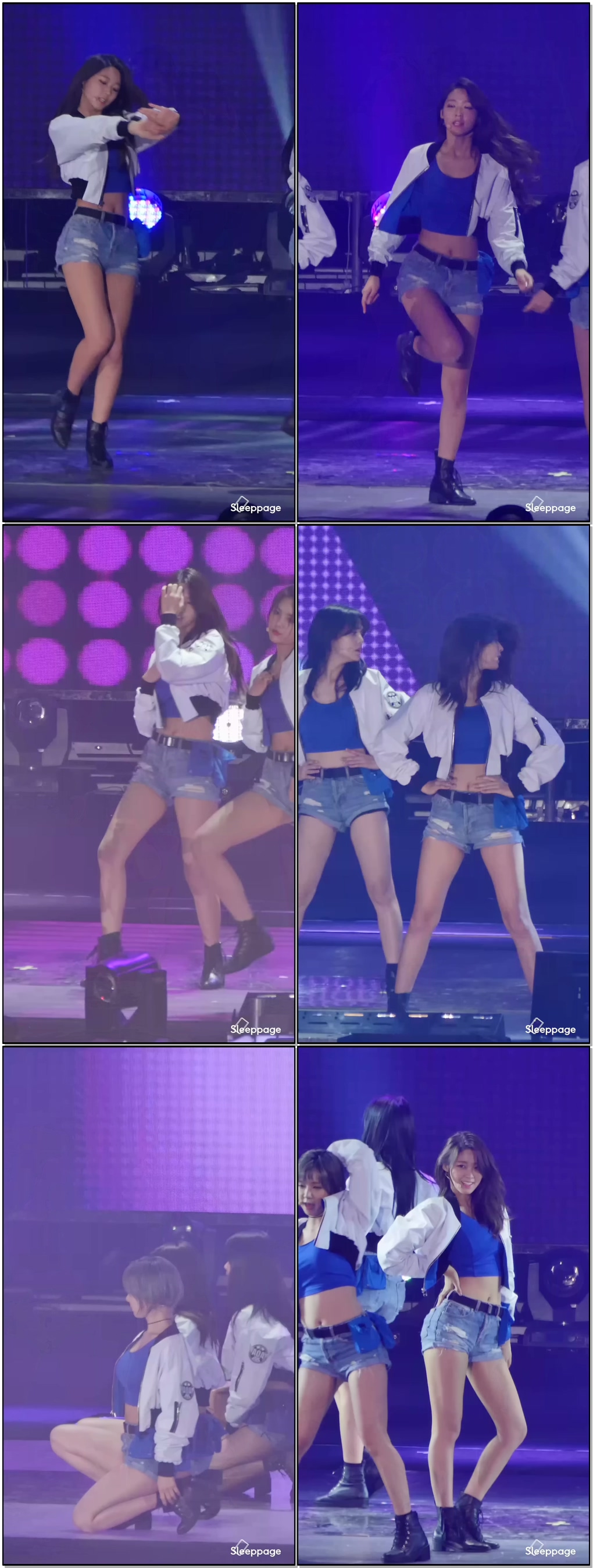 [직캠/FANCAM] 160907 AOA ( ACE OF ANGEL ) Good Luck [설현] @ 평창 G-500 By Sleeppage