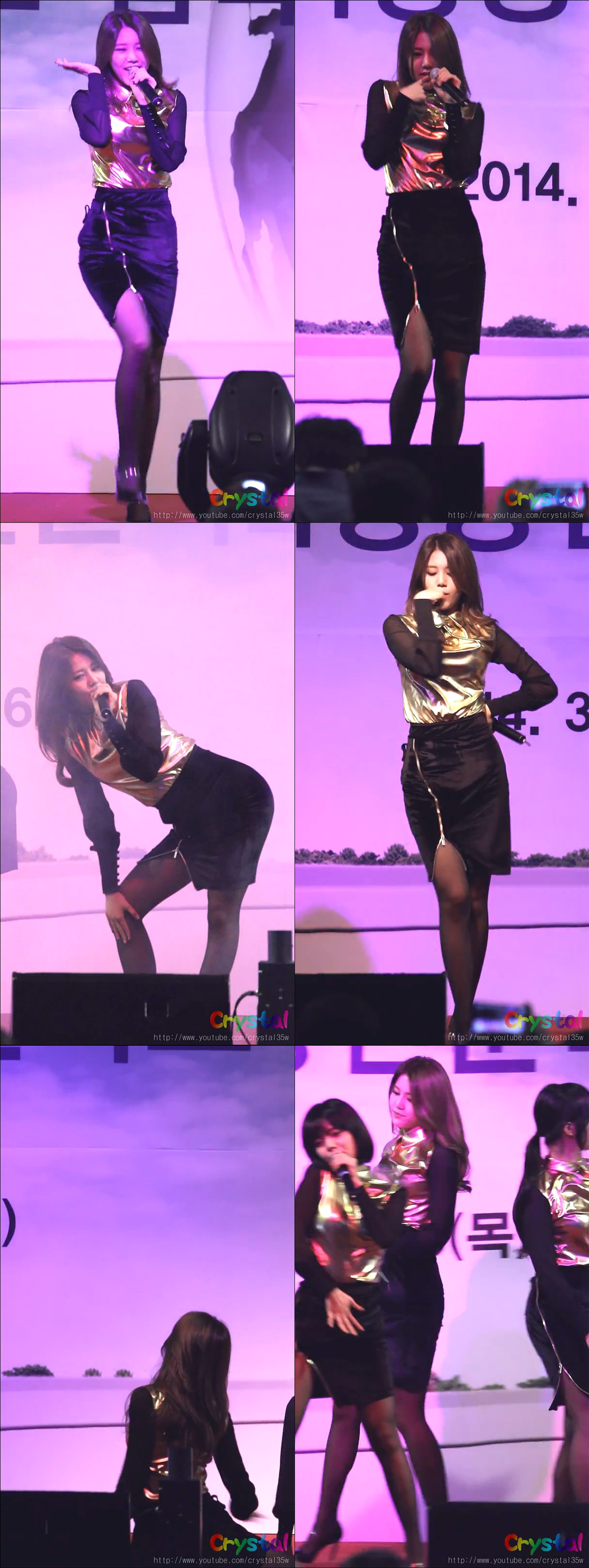 140306 AOA - 흔들려 (혜정 직캠) @ 한국에어텍항공전문학교 입학식 by Crystal