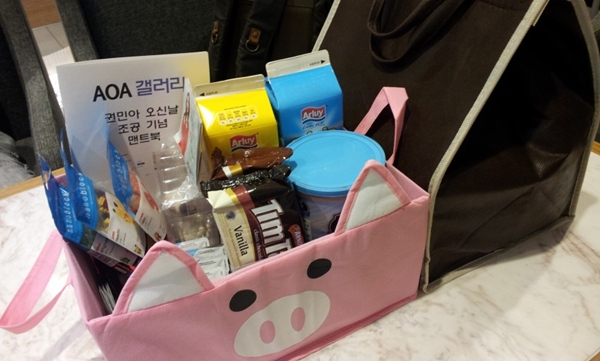 AOA갤, 민아 생일 조공 논란 