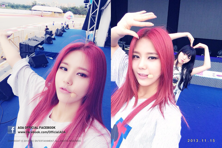 AOA 공식 페이스북 131120 업뎃 - 싱가포르에서의 AOA, 함께 보시죠!