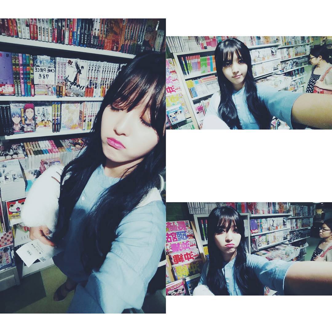 찬미(AOA) 150801 인스타그램 - 열심히 공부해서 다읽을꺼야ㅠㅠ