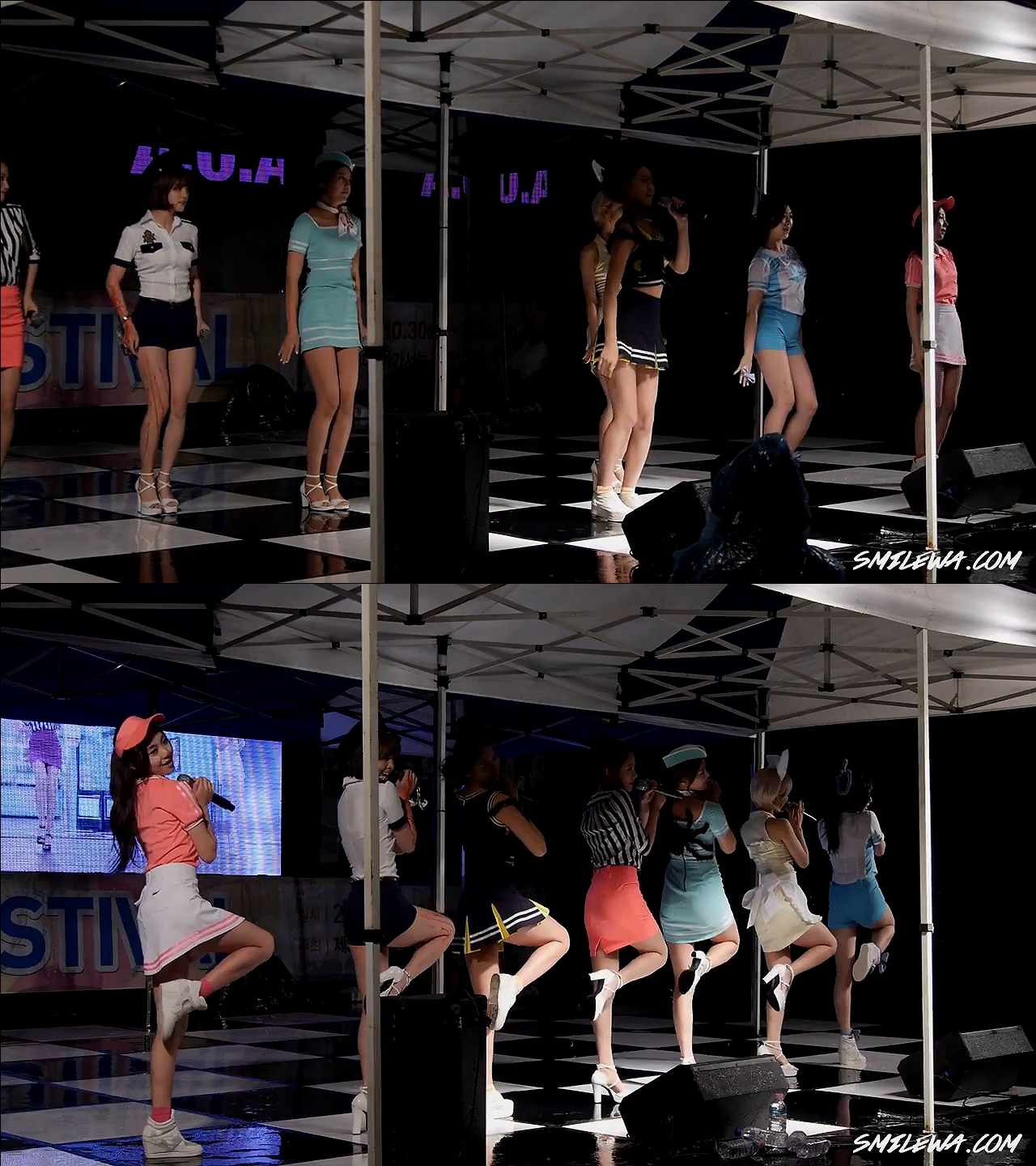 [부제:초아 꽈당] 141031 AOA 직캠 @수원과학대 축제 by -no1-