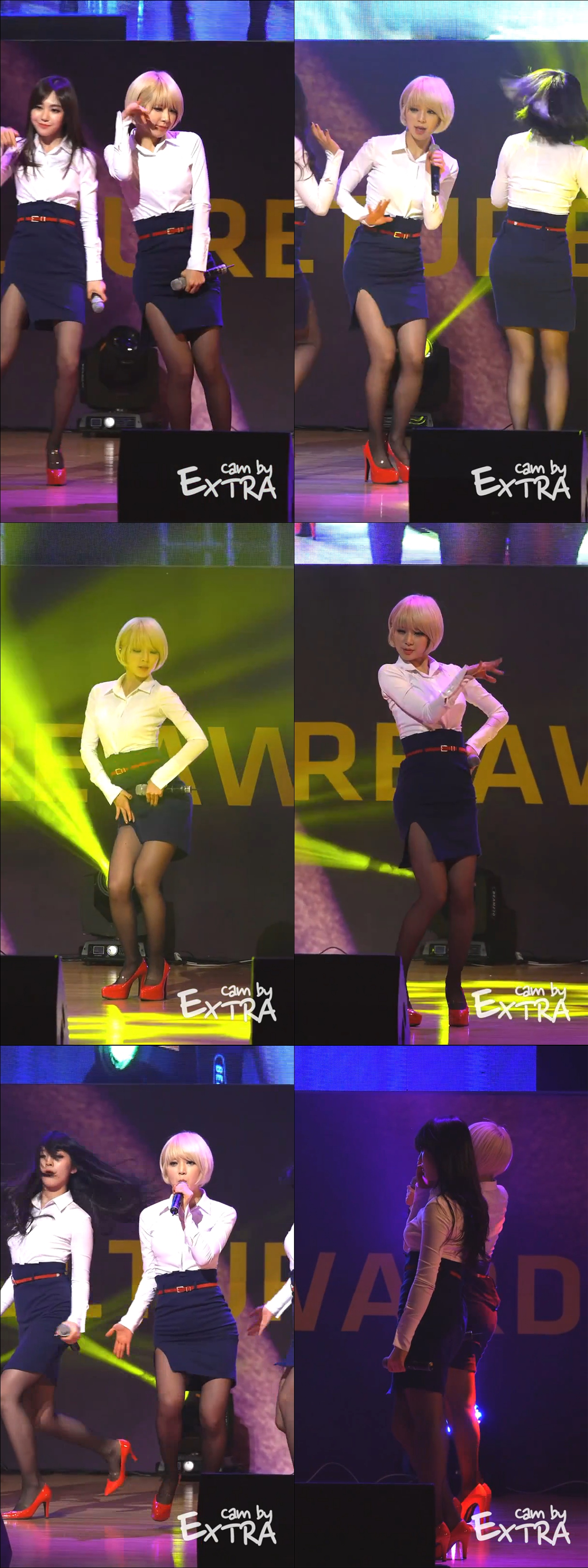 140210 AOA 초아 찬미 직캠 모음 by EXTRA & 상미
