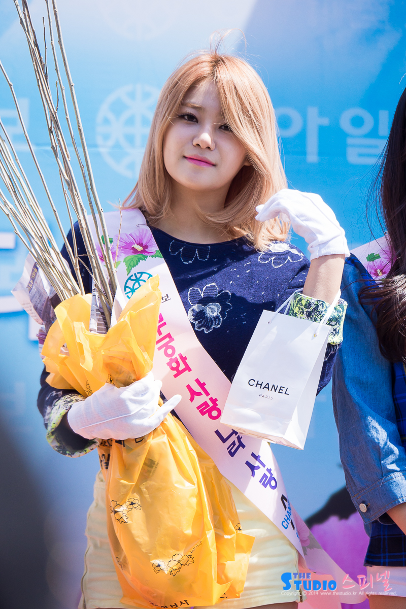 AOA 직찍 - 140404 동아일보 묘목배부 행사 by 스피넬