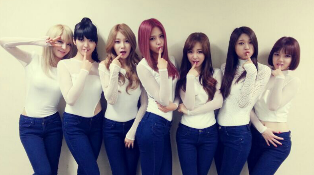 AOA 팬클럽 131013 트위터 - AOA 흔들려 인기가요 첫방을 잘 마쳤습니다!