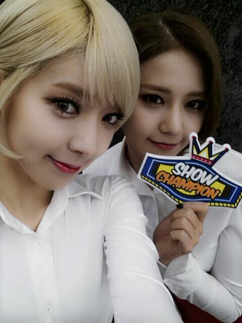 쇼챔피언 140122 트위터 - '짧은 치마'로 핫하게 돌아온 AOA!