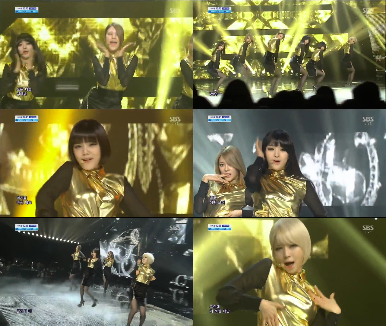 [140126 인기가요]  AOA - 짧은치마(Miniskirt)