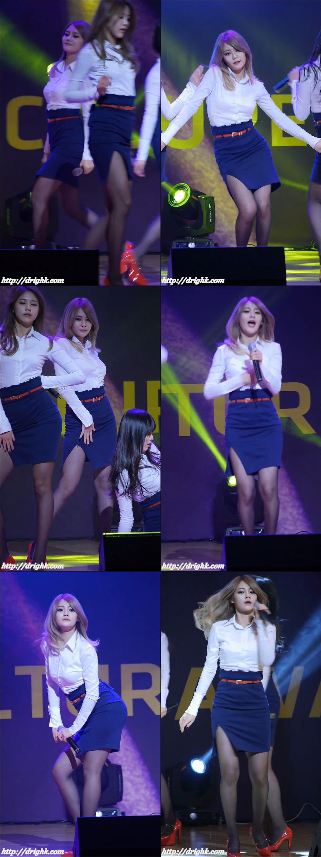유나(AOA) 직캠 + 단체 직캠 @ 140209 이데일리문화대상 by drighk