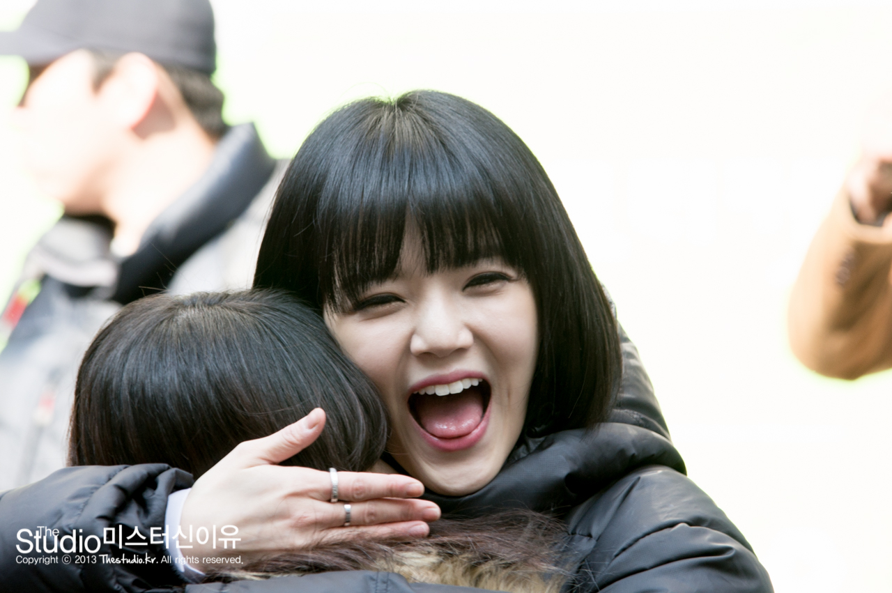 140215 명동 AOA 프리허그 직찍