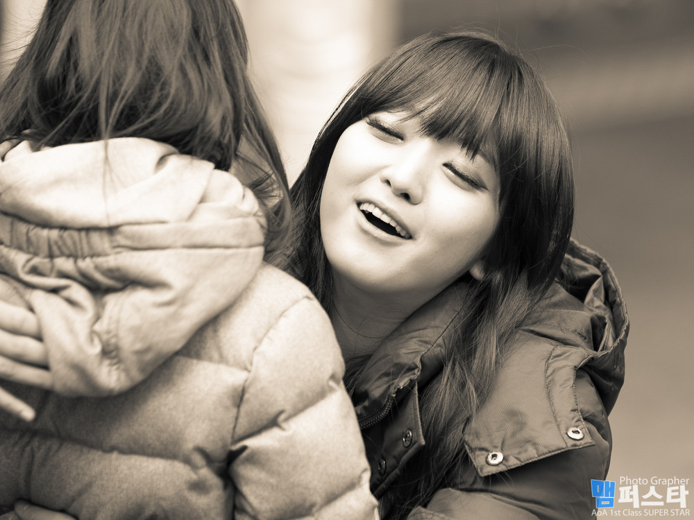 140214 AOA 명동 프리허그 직찍 모음 by 맴퍼스타