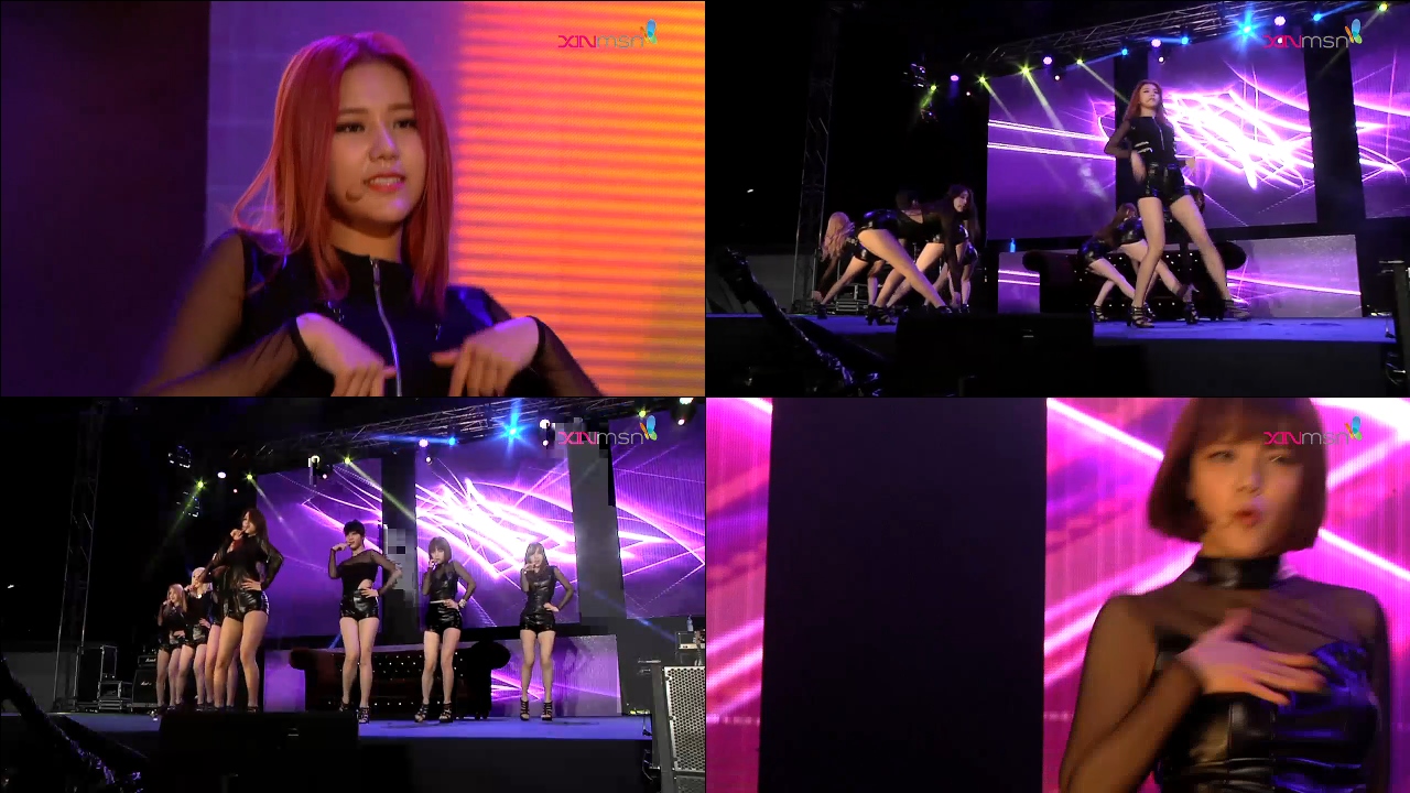 [Part 1~3 swf] AOA at Sundown Festival 2013