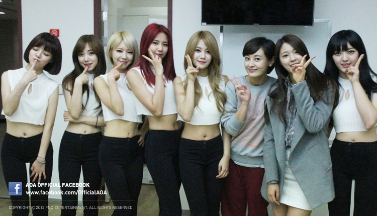AOA 공식 페이스북 131022 업뎃 - AOA의 못난이 주의보 촬영장 깜짝 방문!