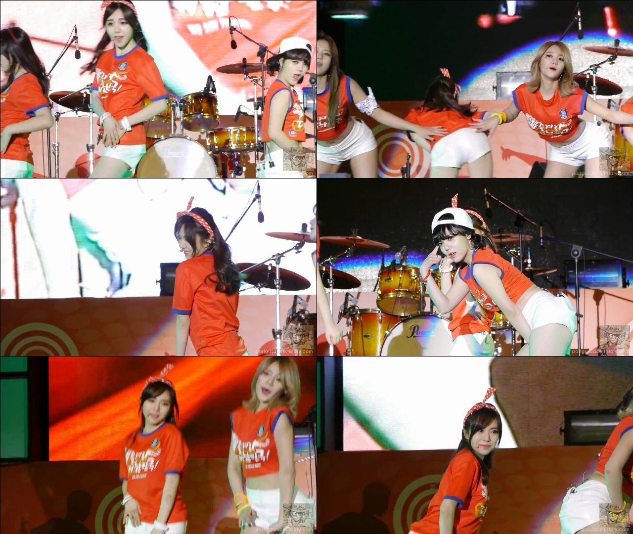 AOA 짧은 치마 (민아) 직캠 - 140305 대한민국 응원출정식 by ace