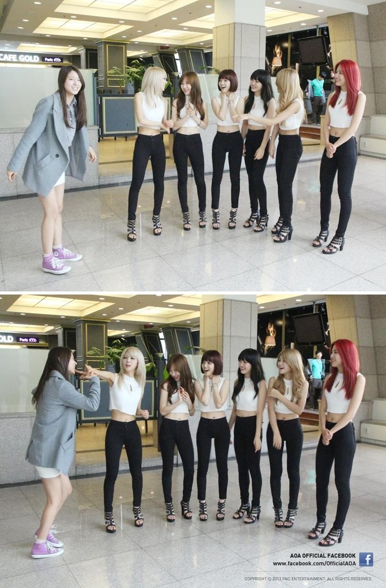 AOA 공식 페이스북 131125 업뎃 - 못난이주의보 촬영장 방문?!