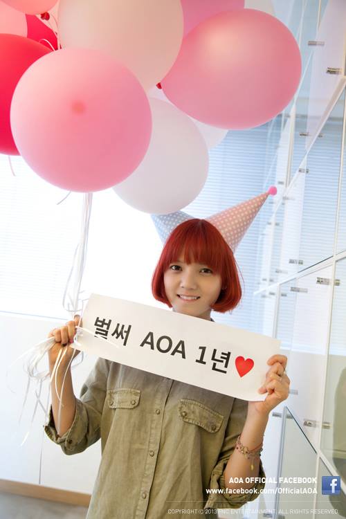 130809 AOA 1주년 기념 파티 사진