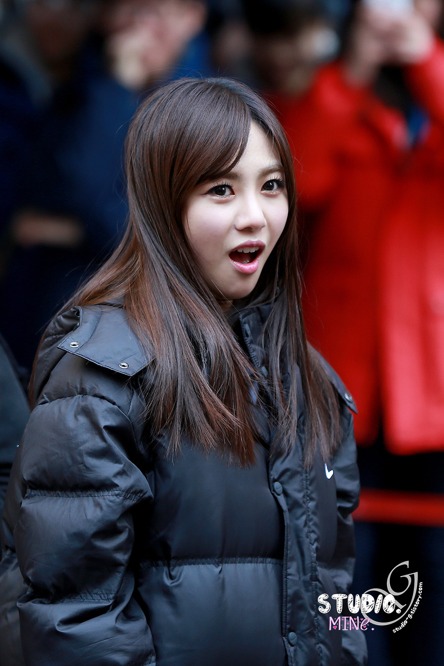 AOA  직찍 - 140215 명동 프리허그 이벤트 by MINe