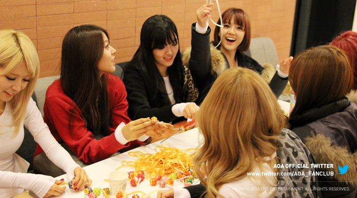 AOA 팬클럽 131017 트위터 - 첫 팬사인회를 앞둔 AOA